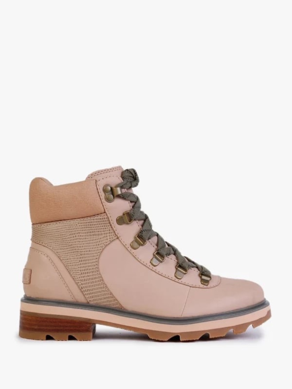 NWT Sorel Lennox Waterproof Hiking Boots in Canoe Stone Green